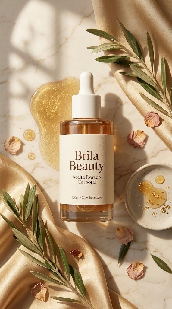 Brila Beauty Aceite Dorado Corporal — Glow Inmediato