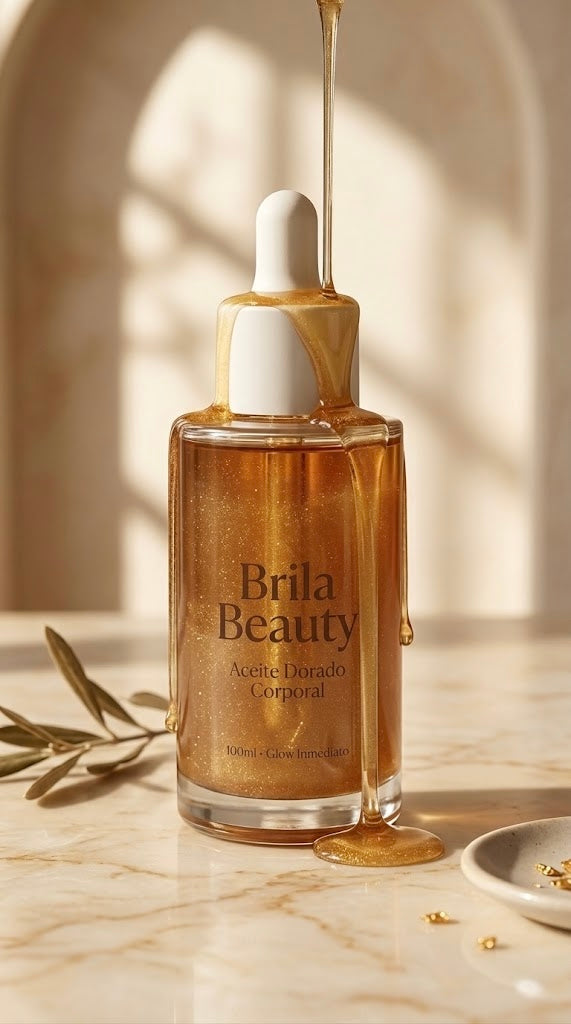 Brila Beauty Aceite Dorado Corporal — Glow Inmediato